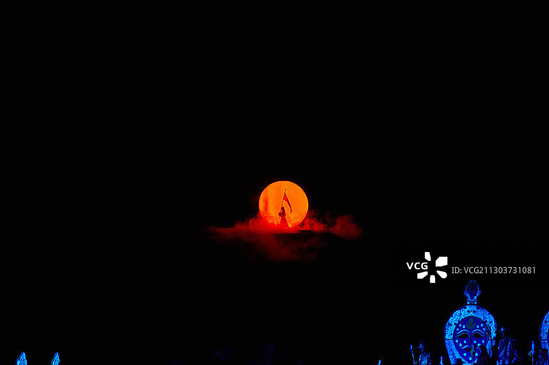 拉萨大型实景剧《文成公主》图片素材