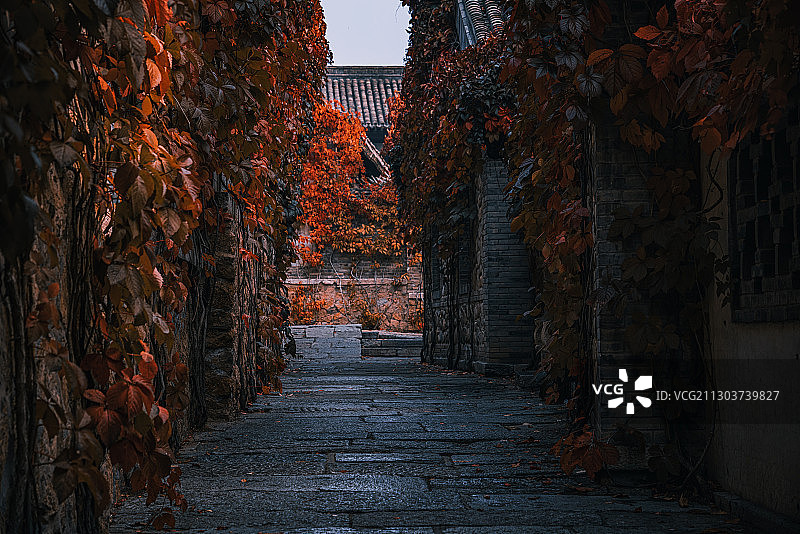 古北水镇小巷图片素材