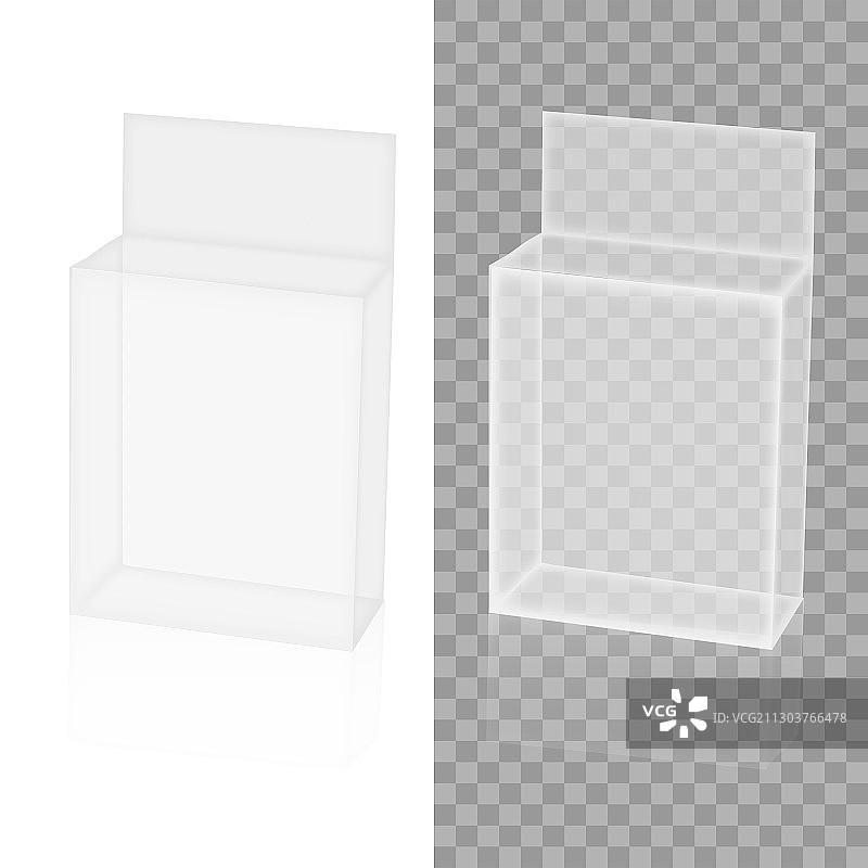 逼真透明白纸或塑料图片素材