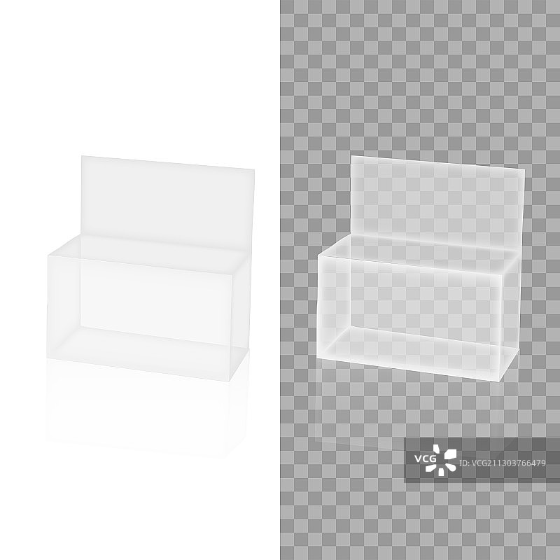 逼真透明白纸或塑料图片素材