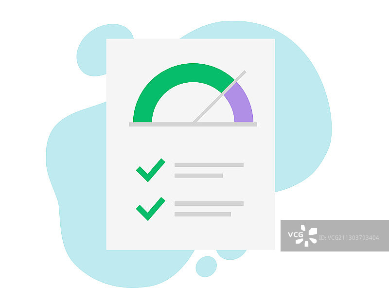 信用评分等级报告文件图片素材