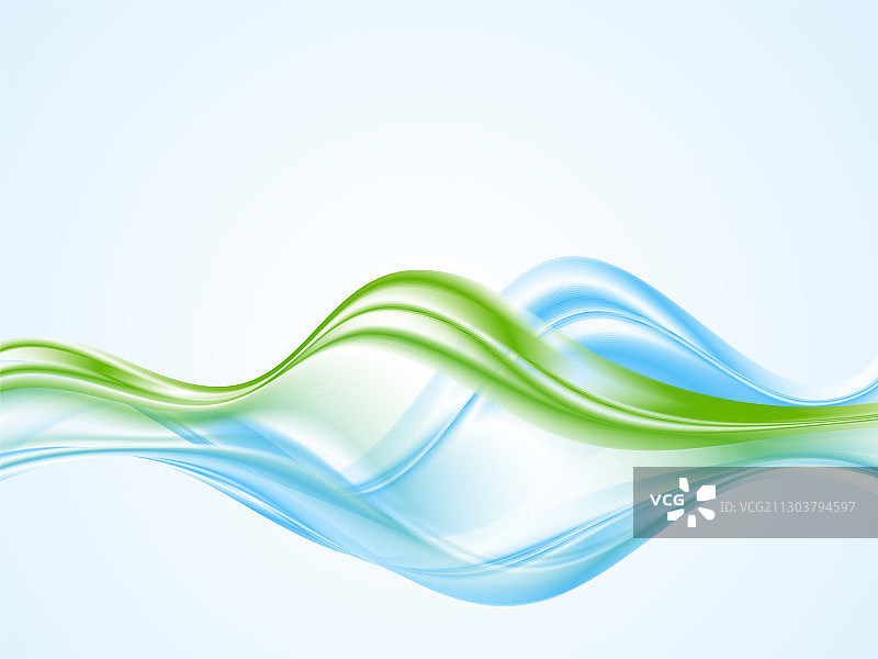 透明抽象波浪背景图片素材