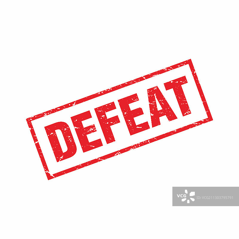 抽象红色Grunge风格失败印章标志图片素材