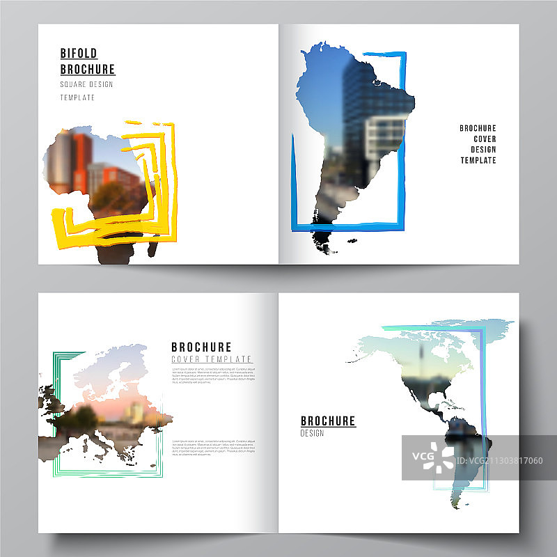 布局两个覆盖模板为正方形图片素材