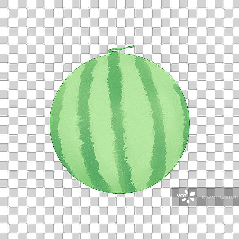 手绘西瓜图片素材
