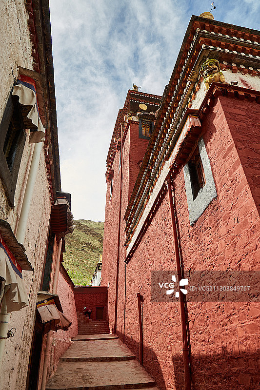 西藏扎什伦布寺图片素材