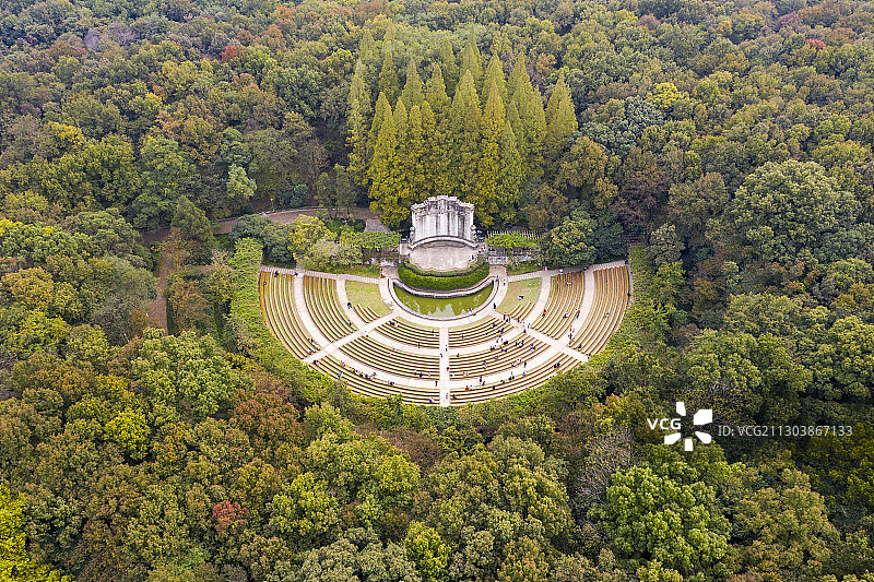 初秋的音乐台，江苏南京图片素材