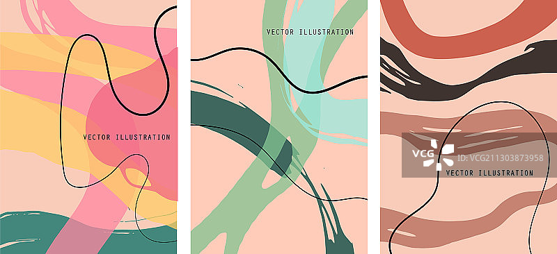 创意彩色涂鸦艺术标题合集图片素材