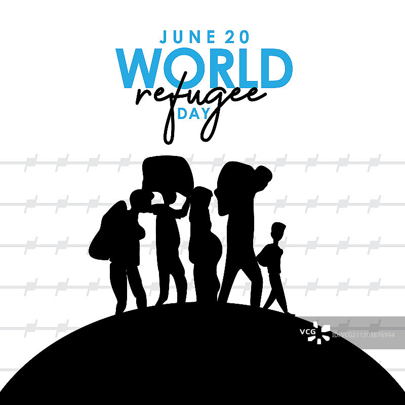 世界难民banner印刷设计图片素材