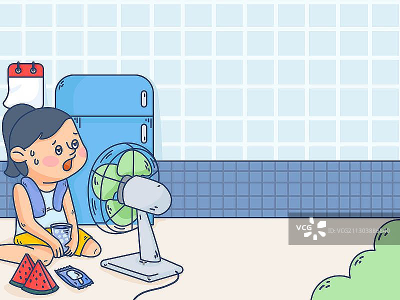 炎热的夏季图片素材