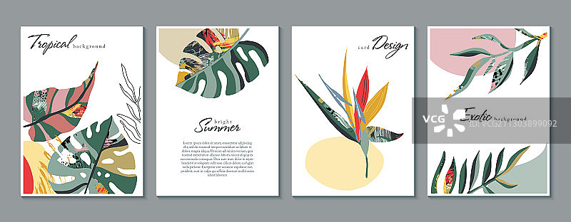 潮流创意卡片素材合集图片素材