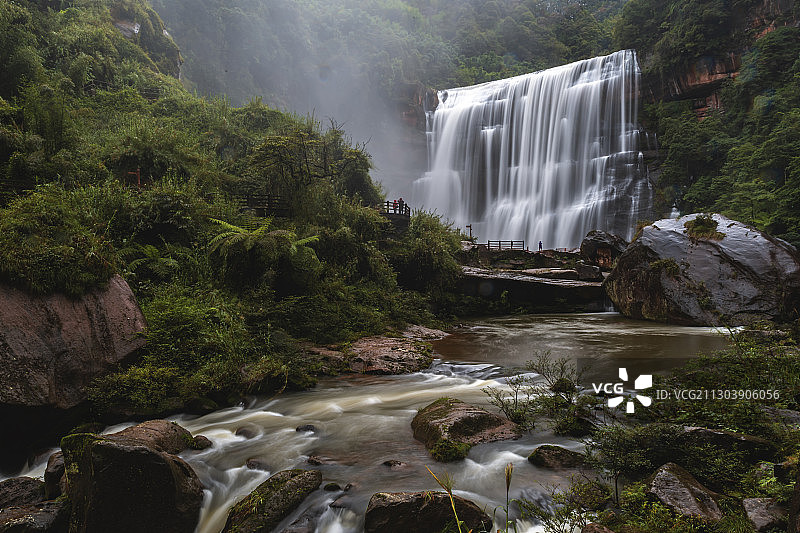 赤水大瀑布图片素材