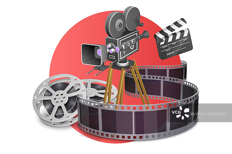 3D概念电影制作合成图片素材