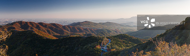 叶红香山图片素材