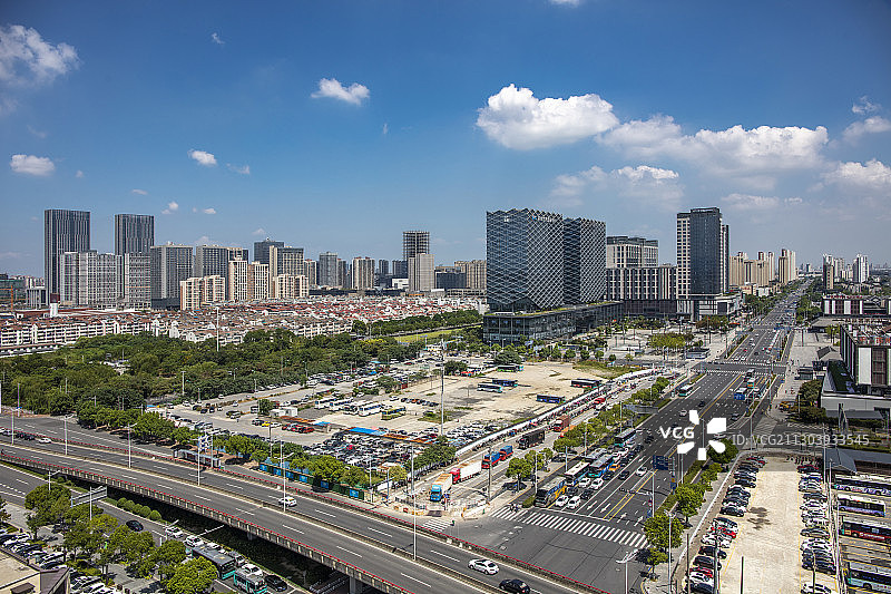 航拍苏州平江新城图片素材