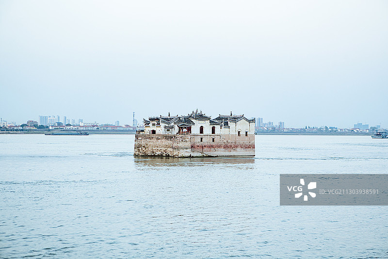 万里长江第一阁“观音阁”龙王庙图片素材