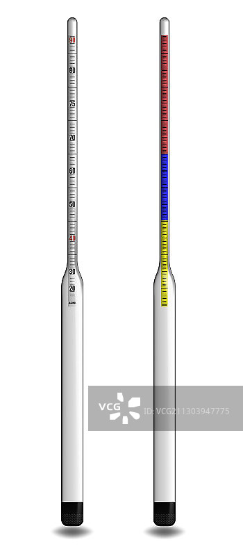逼真的酒精测量仪图片素材