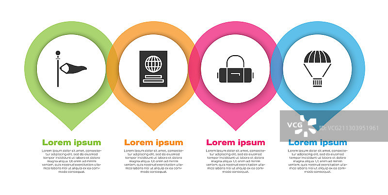 圆锥气象风向袋风向标护照素材图片素材