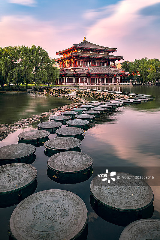 西安大唐芙蓉园图片素材