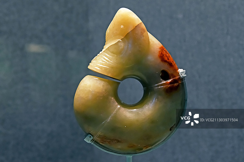 红山文化玉器图片素材