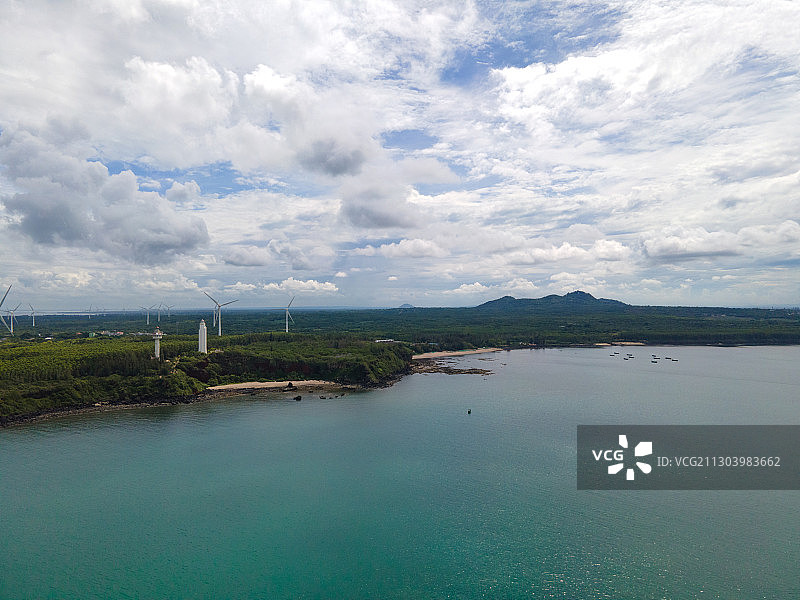 海南儋州兵马角航拍图片素材