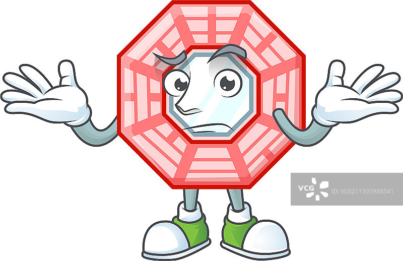 搞怪咧嘴笑中国风水方块图片素材