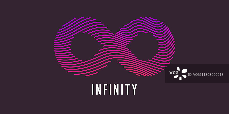 无限符号现代动态波浪图片素材