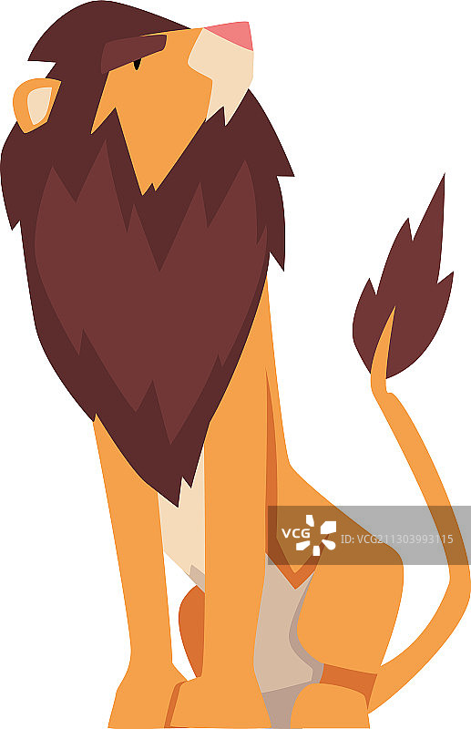 威风凛凛的狮子哺乳动物丛林动物图片素材