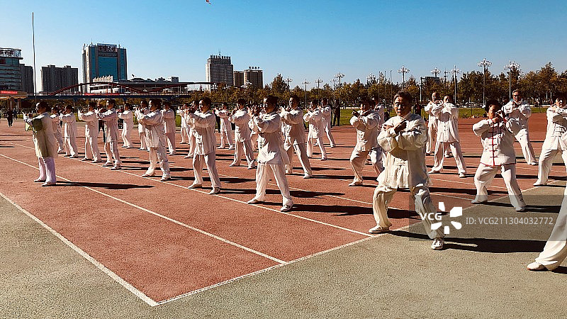 广场太极图片素材