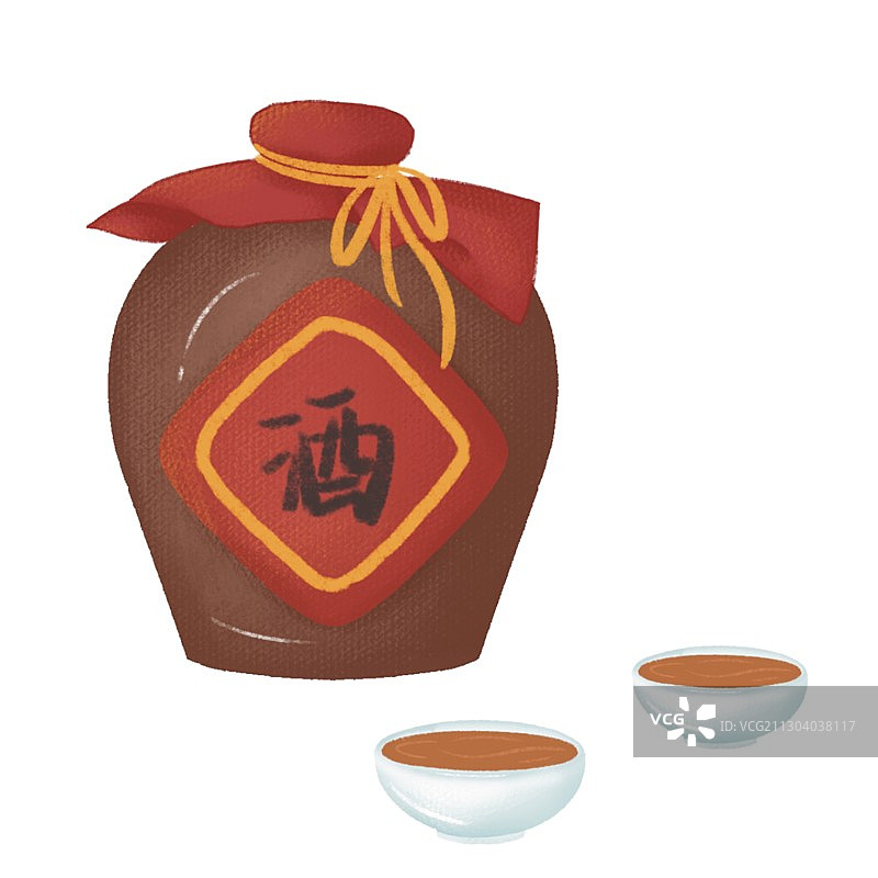 手绘重阳节素材图片素材