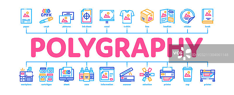 印刷服务信息图图片素材