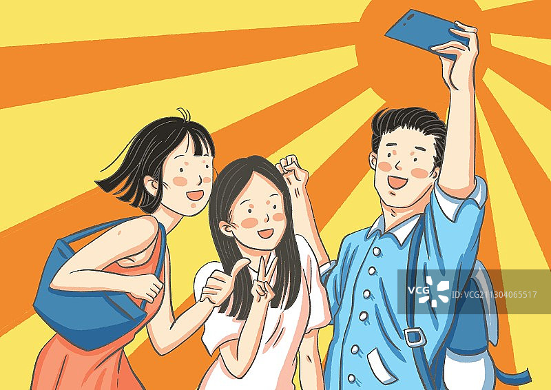 快乐自拍-5图片素材