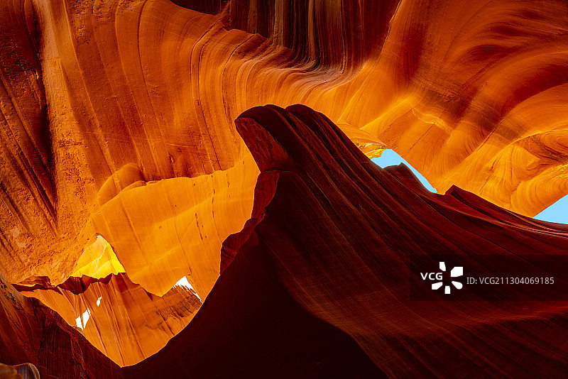 美国西部风光---羚羊谷 --下羚羊谷图片素材