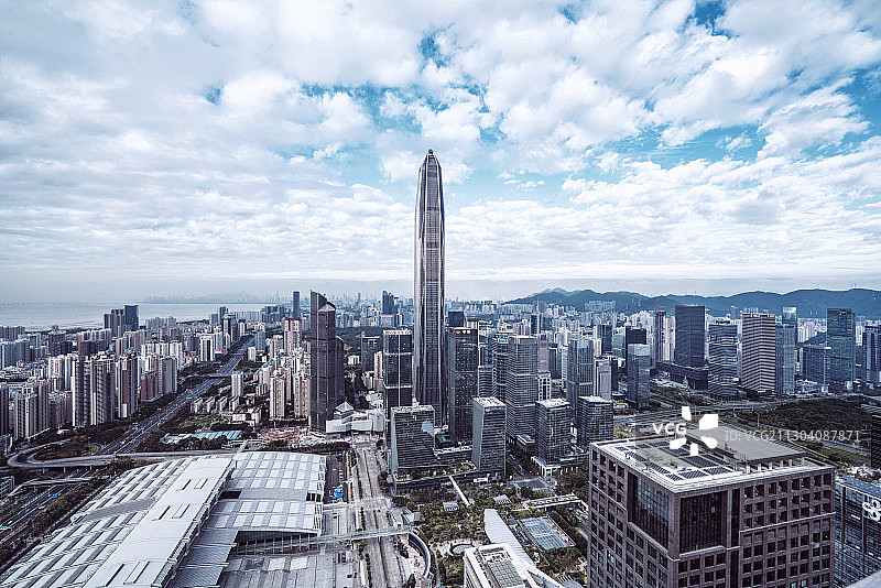 深圳福田平安中心图片素材