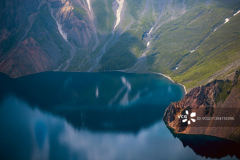 长白山北坡天池风光图片素材