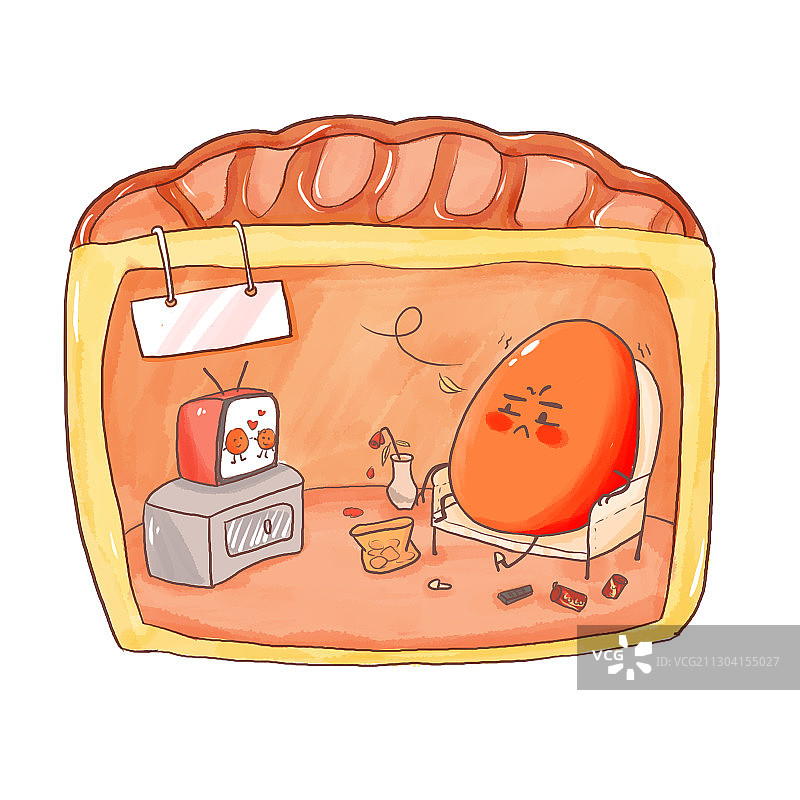 蛋黄月饼图片素材