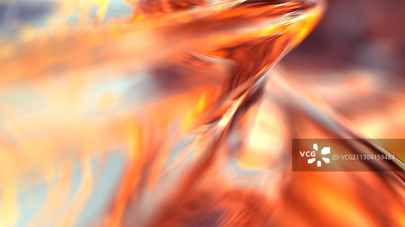 3D渲染抽象炫彩流体斑斓背景插图图片素材