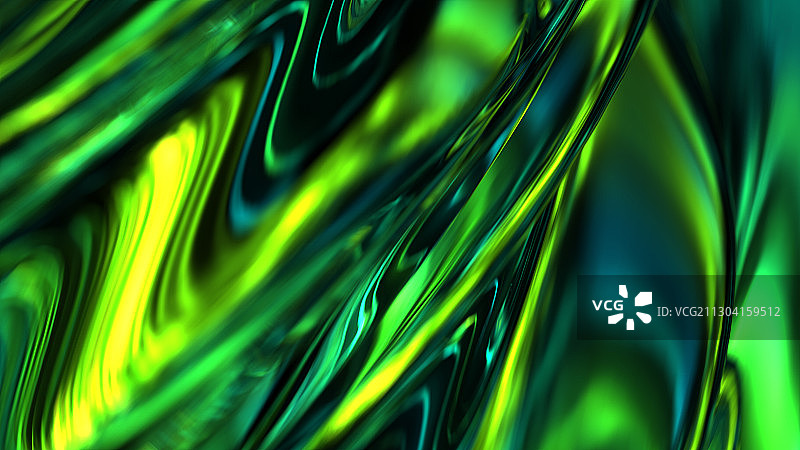 3D渲染抽象炫彩流体斑斓背景插图图片素材