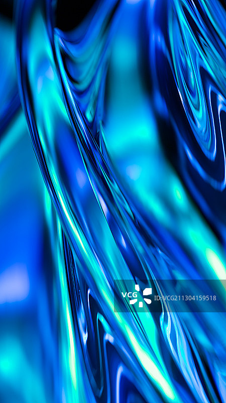 3D渲染抽象炫彩流体斑斓背景插图图片素材