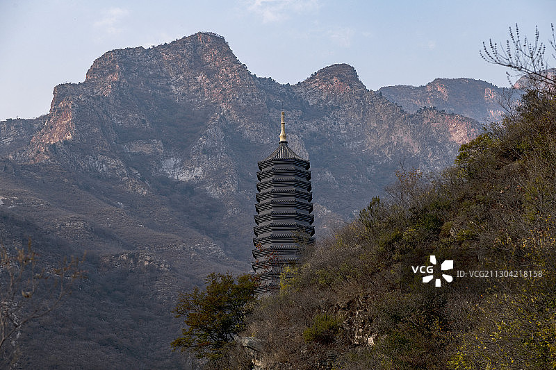 北京西山秋季风光图片素材