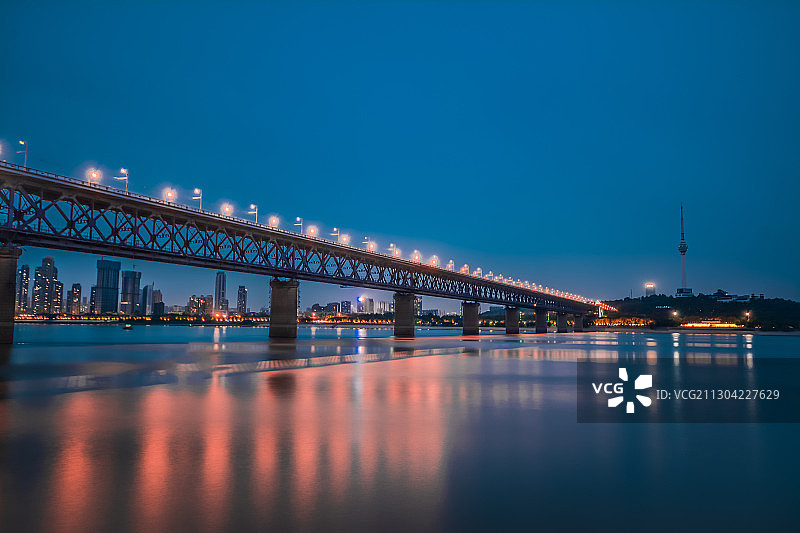 武汉长江大桥图片素材