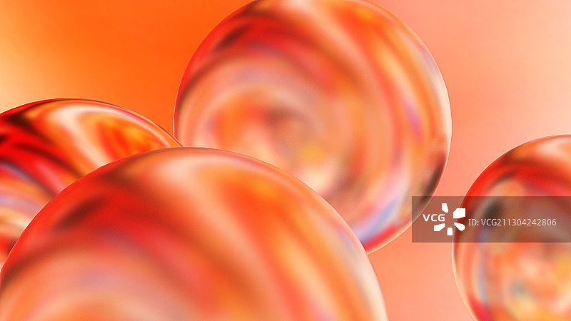 3D渲染抽象炫彩几何图形壁纸插画图片素材