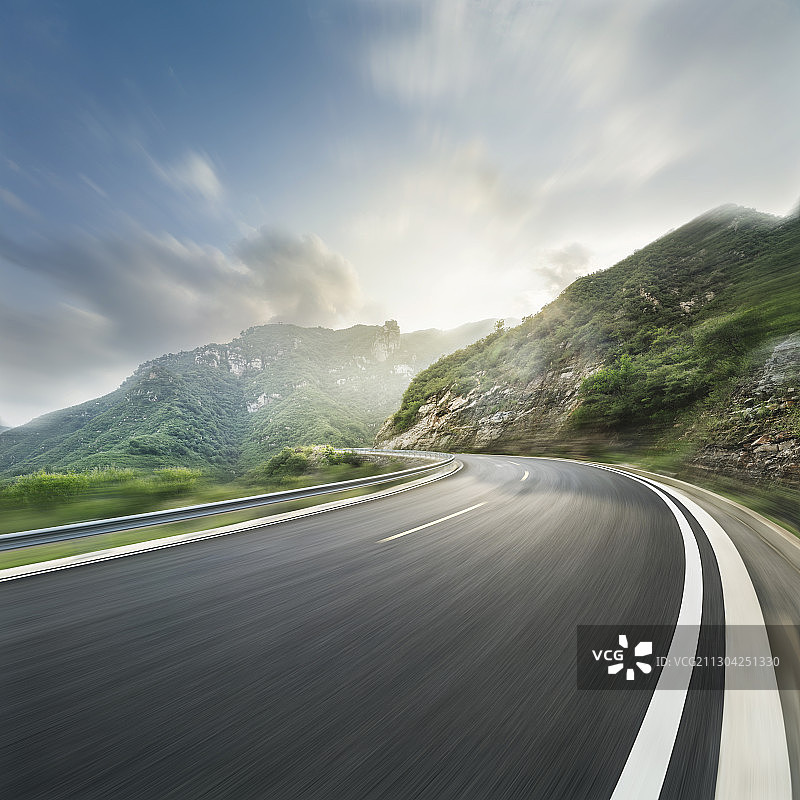 山路背景，汽车广告背景素材图片素材