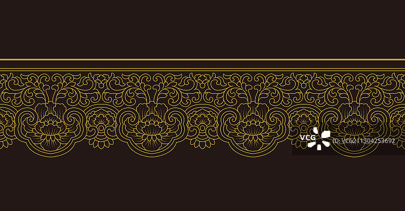 花边装饰花纹线条图案图片素材