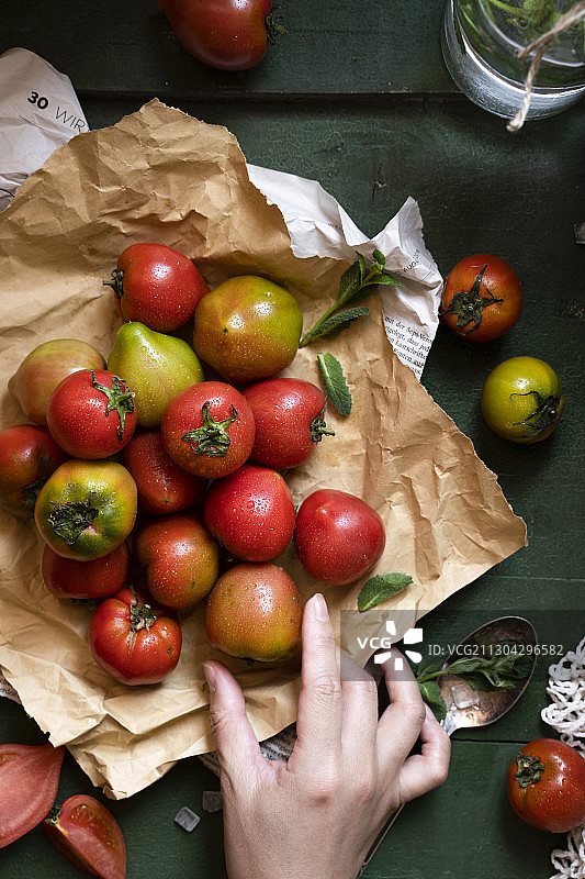 新鲜的番茄图片素材
