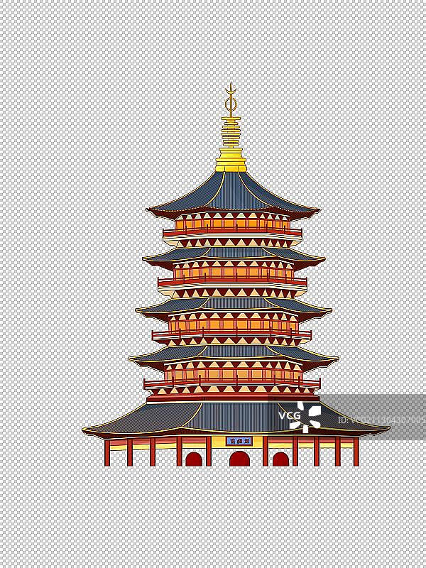 雷峰塔图片素材
