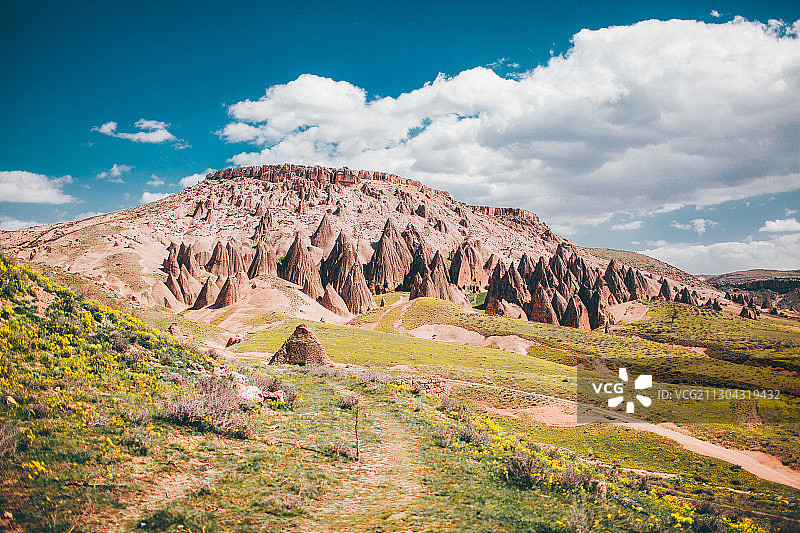 土耳其石笋山图片素材