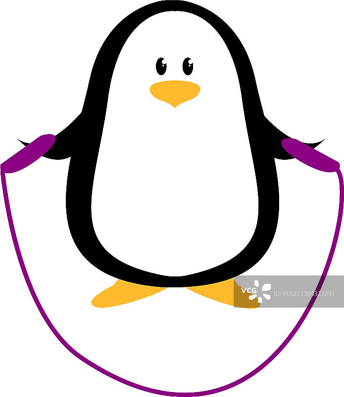 白色背景上的跳绳图片素材