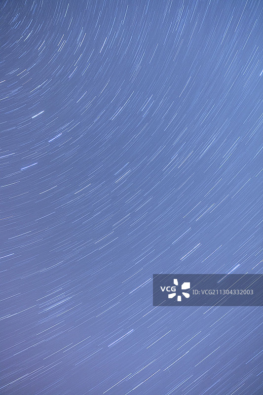 星轨，星空。图片素材