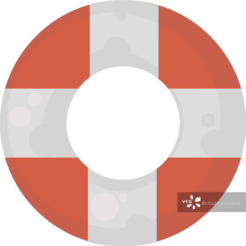 白色背景上的救生圈图片素材